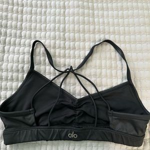 Black Alo Strappy Sports Bra